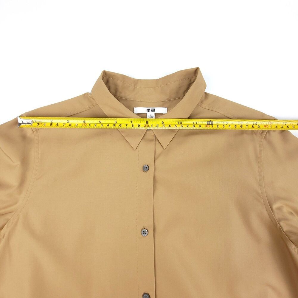 New Uniqlo Oversized A-Line Button Down 3/4 Sleev… - image 6